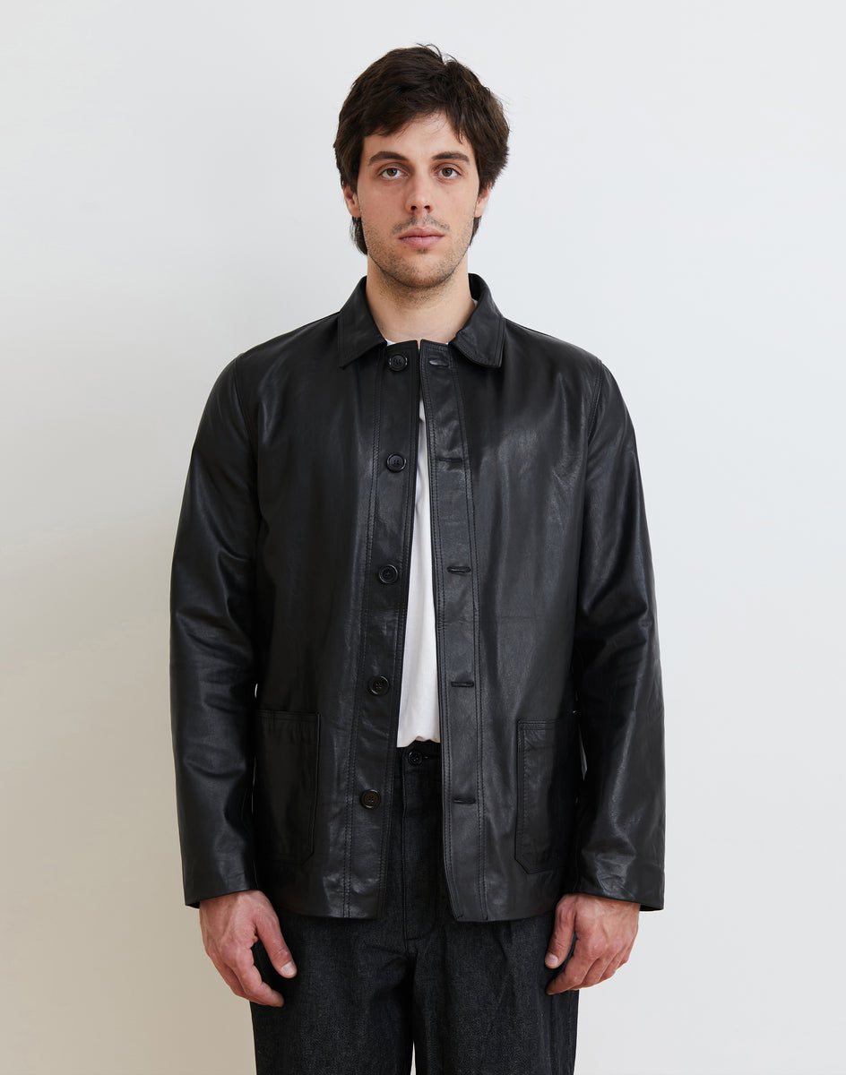 レビュー高評価アイテム特集｜ファッション通販 Jacket Leather Unisex – Nimesba – Black ジャケット・アウター