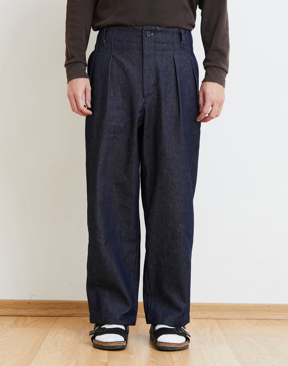 【BAON】Tspina Raw Denim Pants Unisex Trousers — Raw Denim – Nimesba