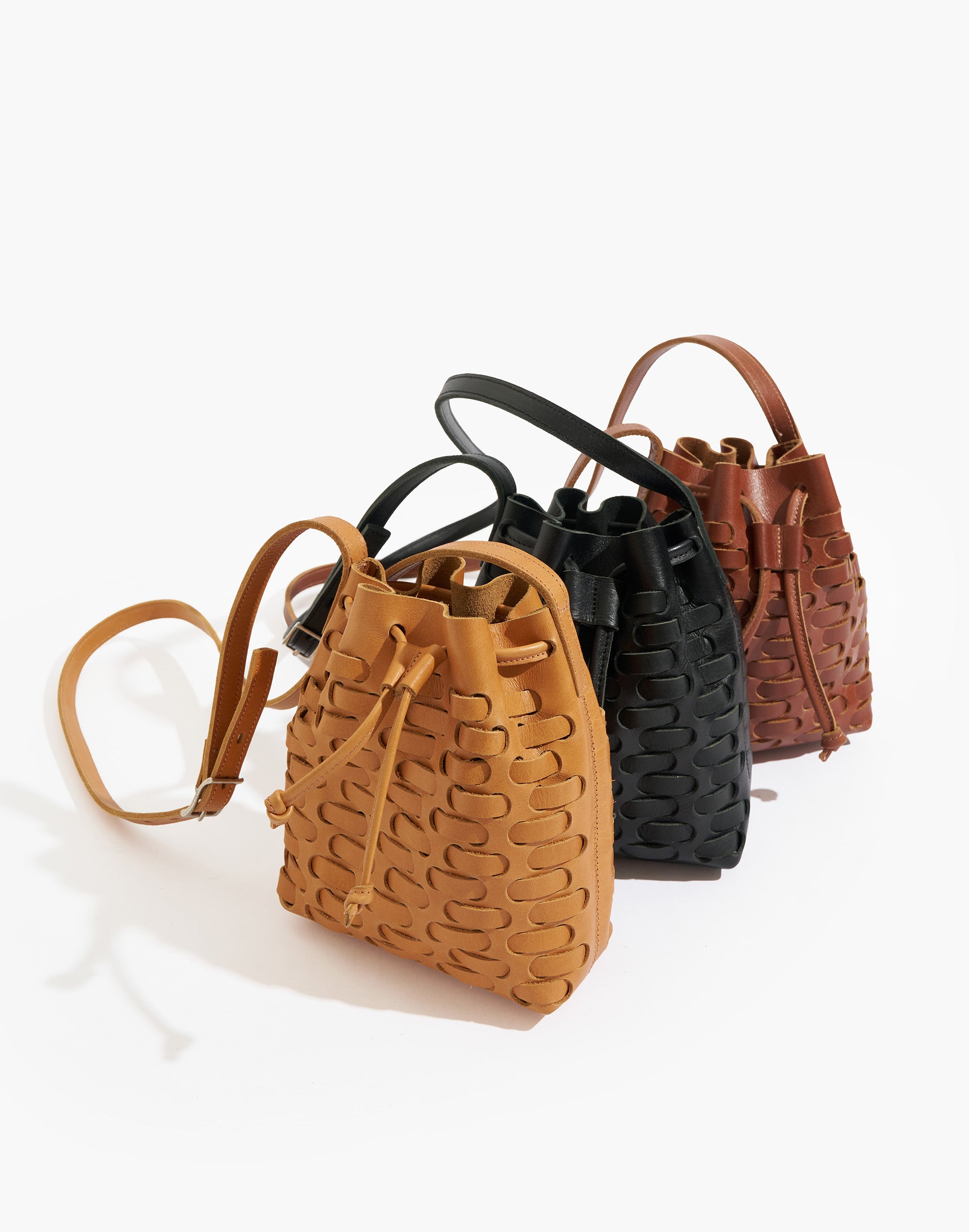 Woven Bucket Bag – Nimesba