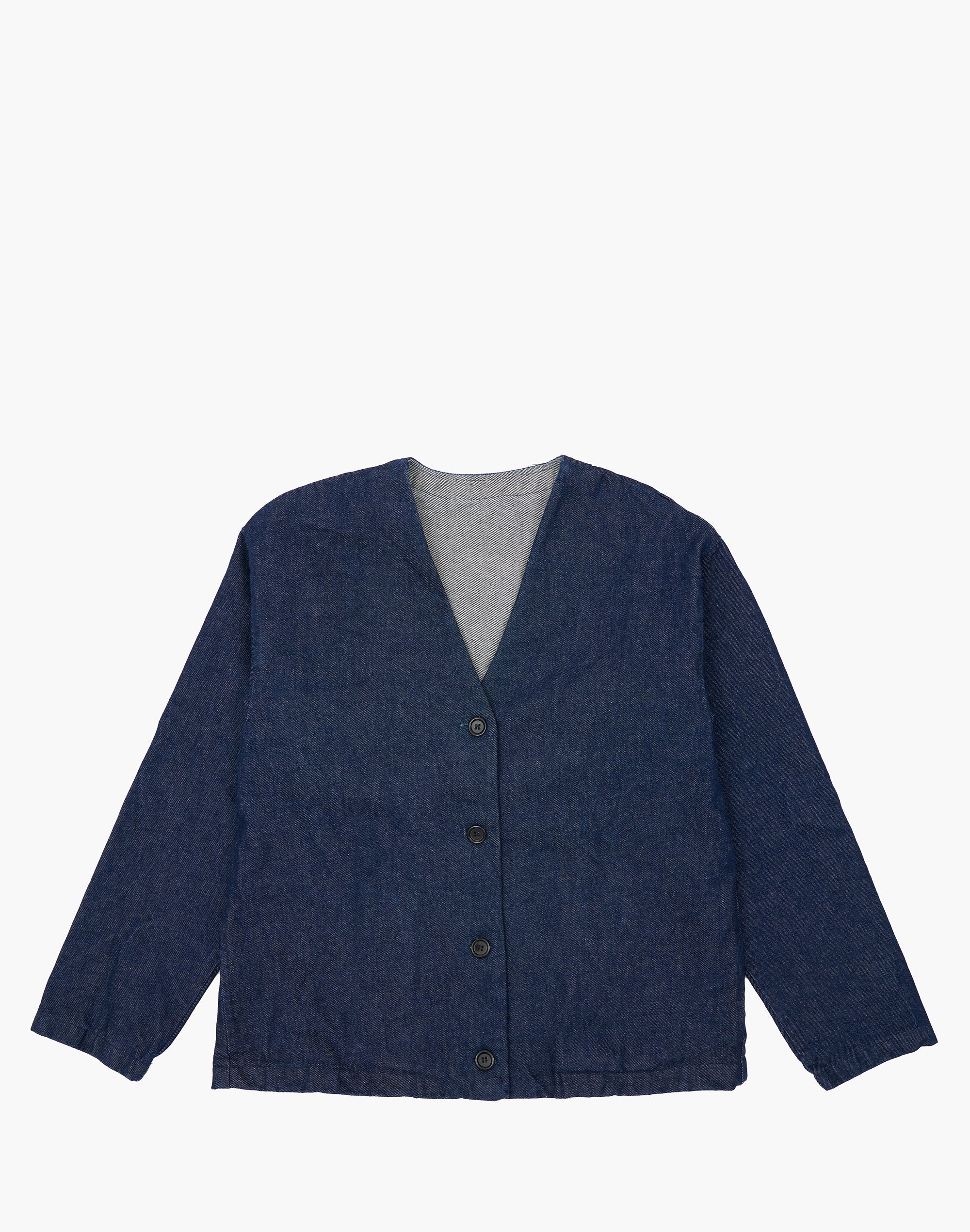 Cardigan Jacket — Raw Denim – Nimesba