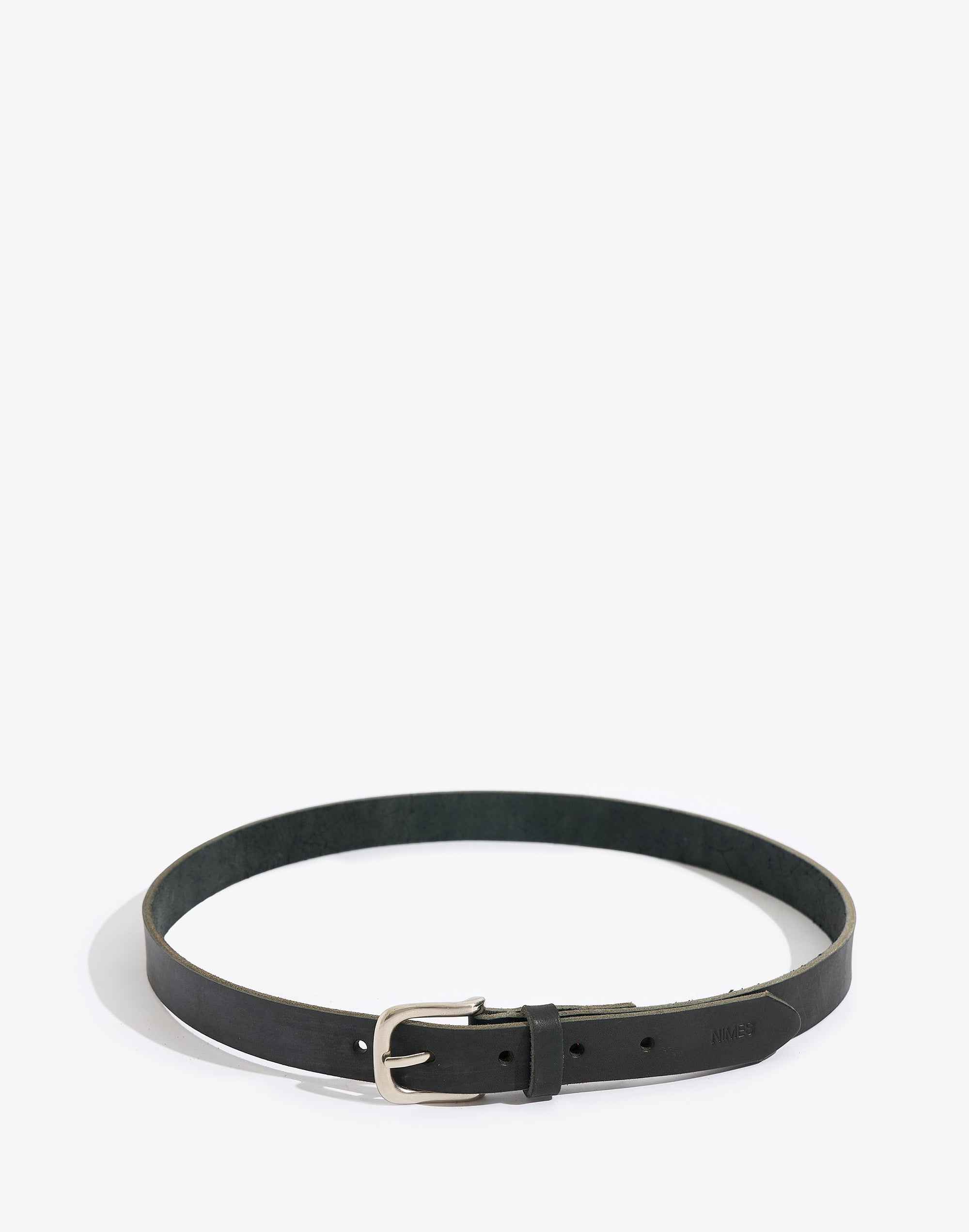 Narrow Leather Belt – Nimesba