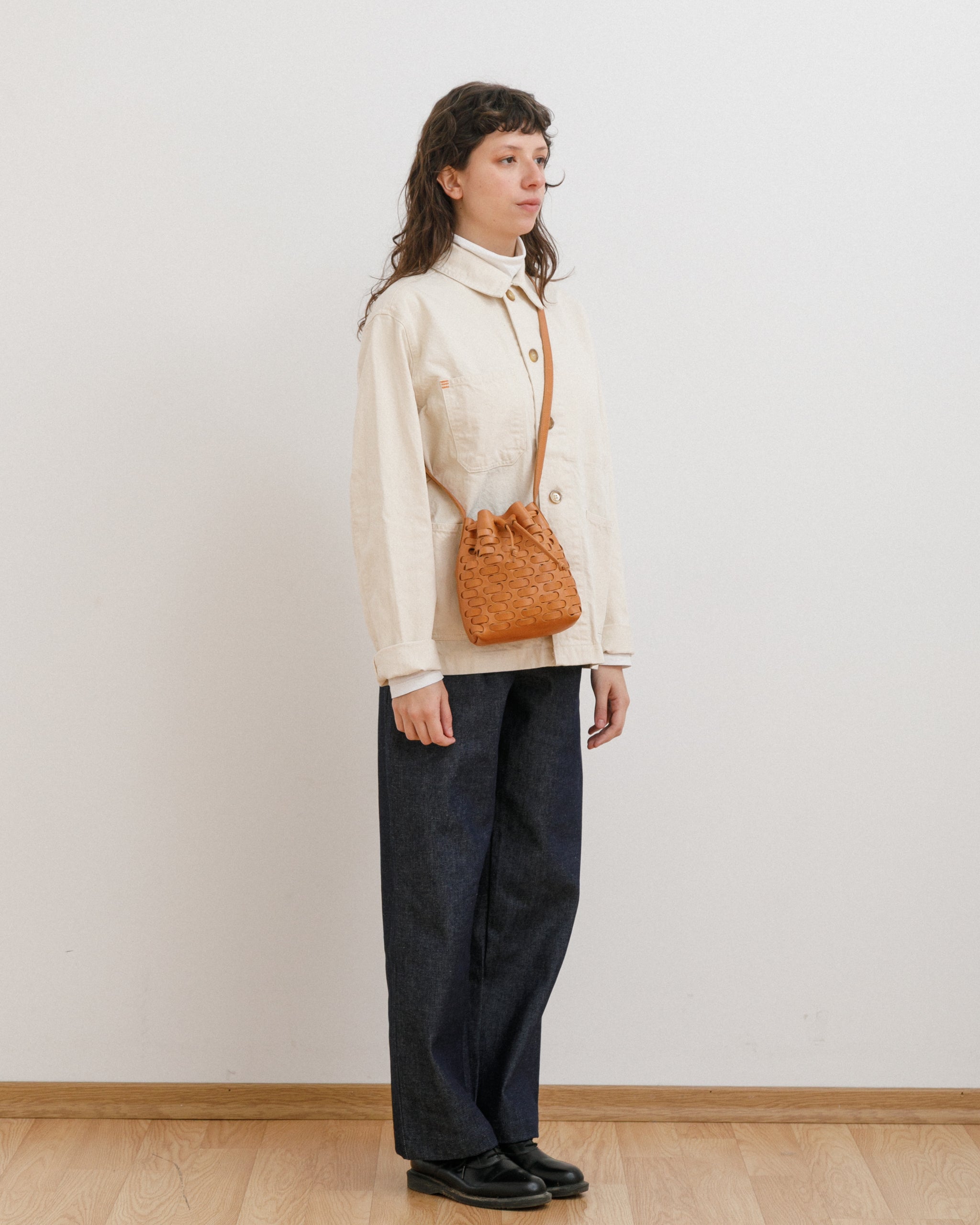 バナナ　38 Woven Bucket Bag – Nimesba