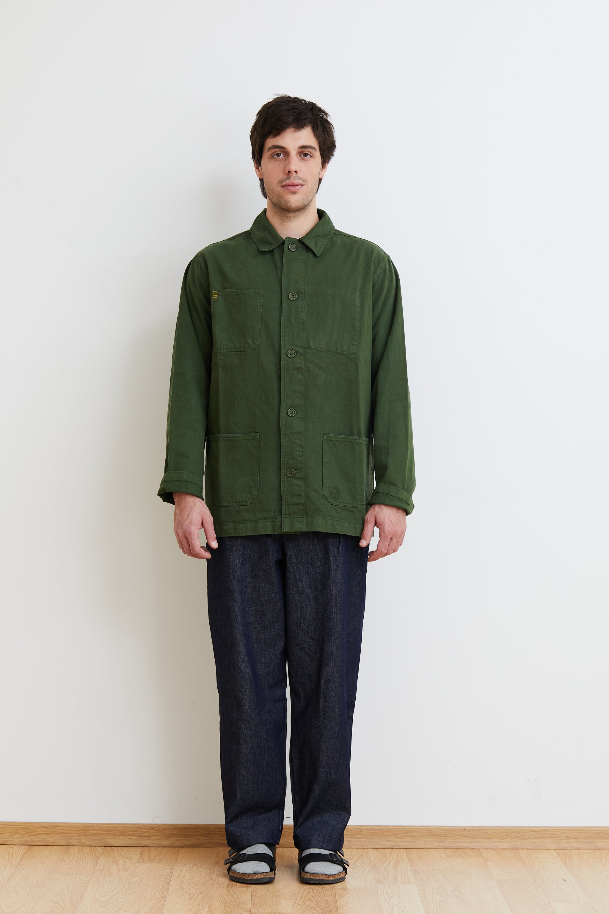 Chore Unisex Green Jacket — Dyed Cotton – Nimesba