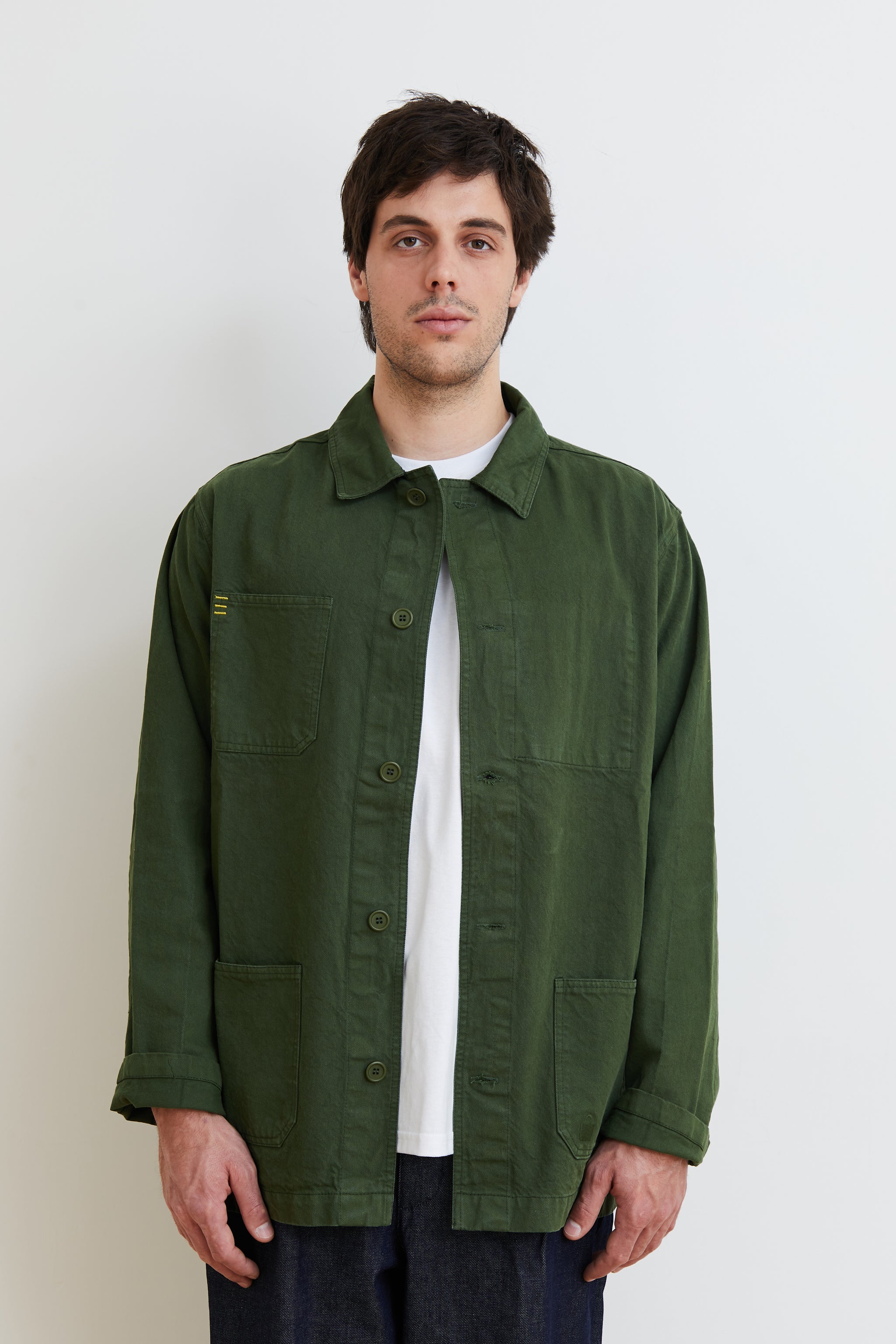 Chore Unisex Green Jacket — Dyed Cotton – Nimesba