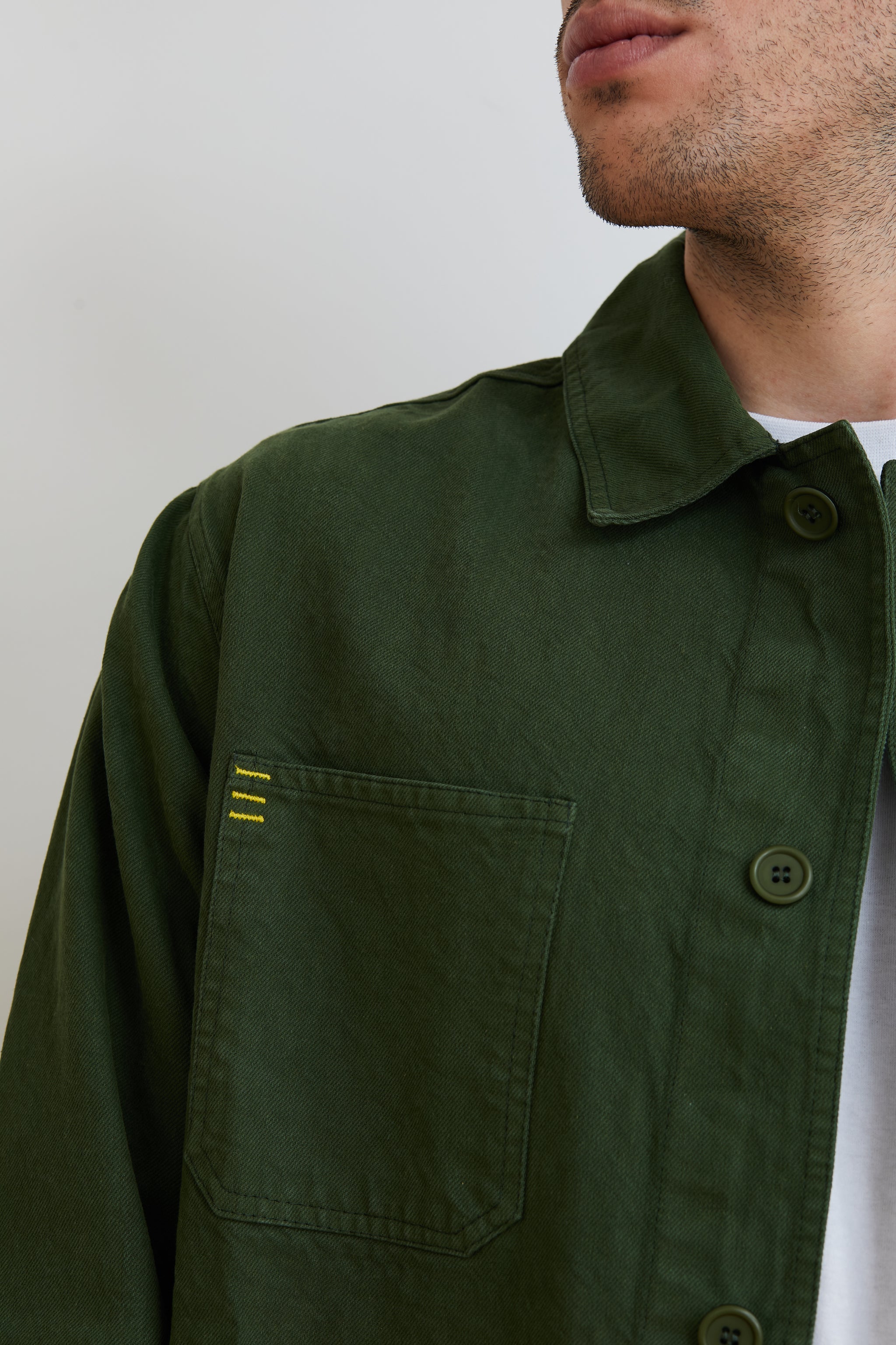 Chore Unisex Green Jacket — Dyed Cotton – Nimesba