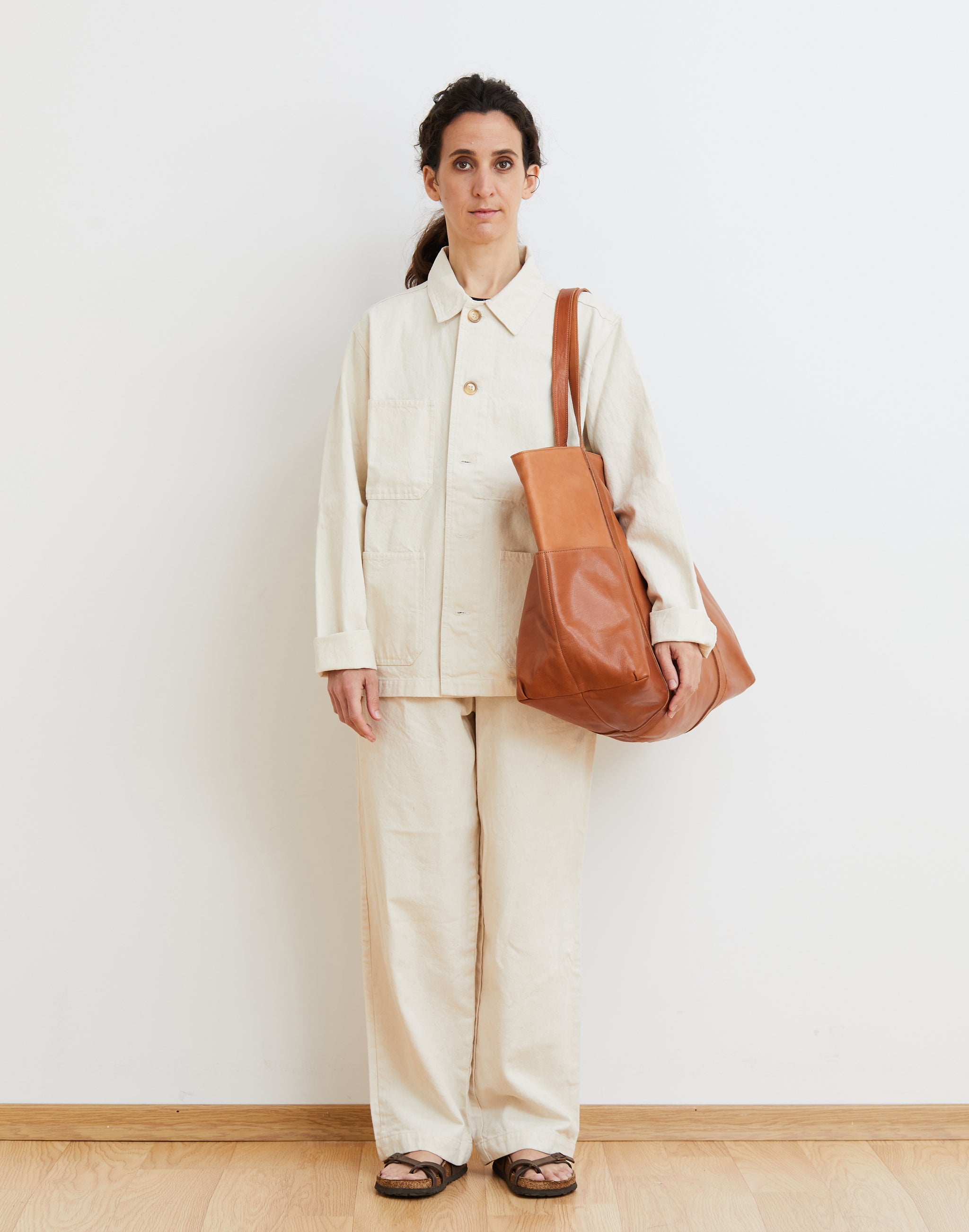 Leather Beach Bag – Nimesba