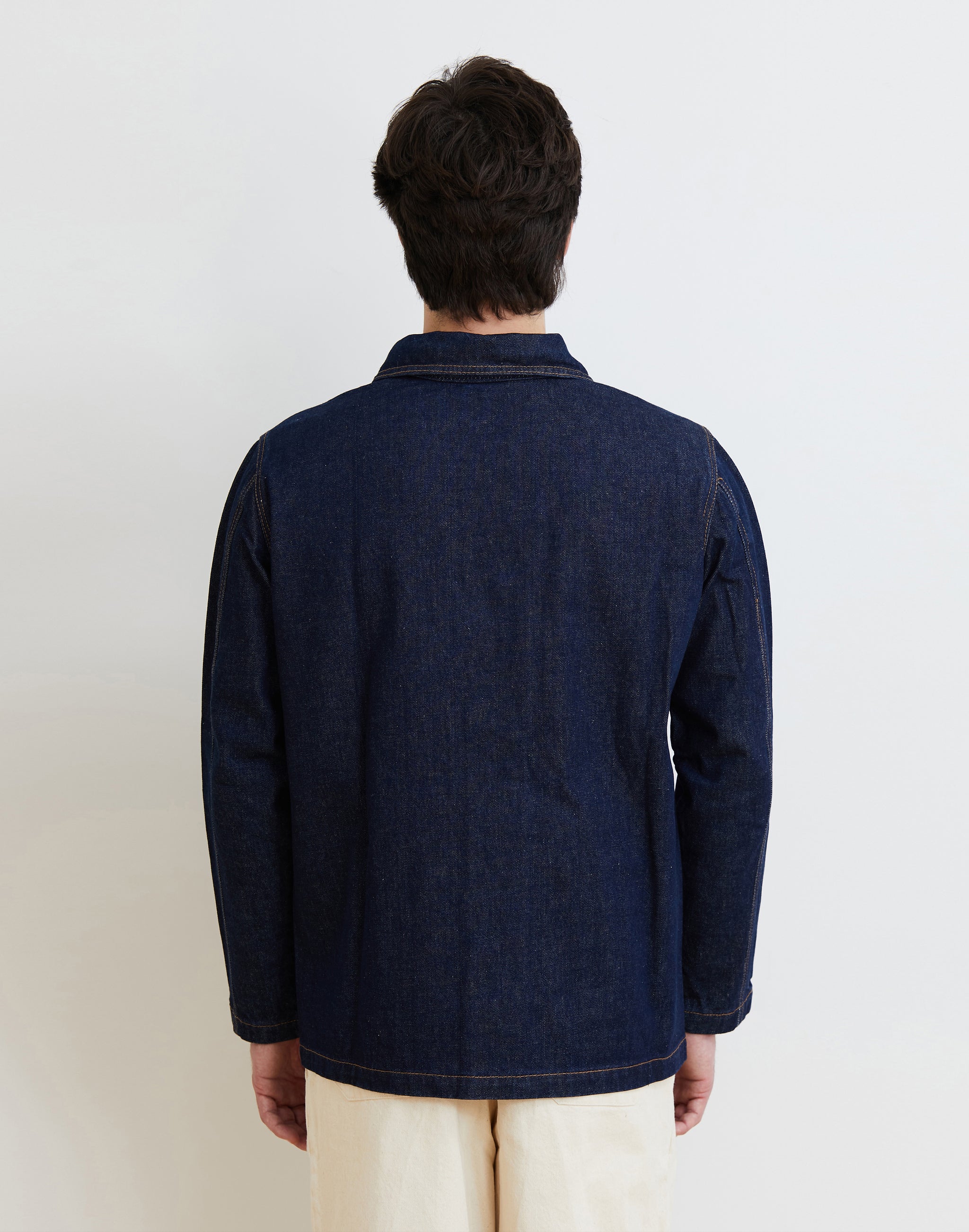 Chore Unisex Jacket – Raw Denim – Nimesba